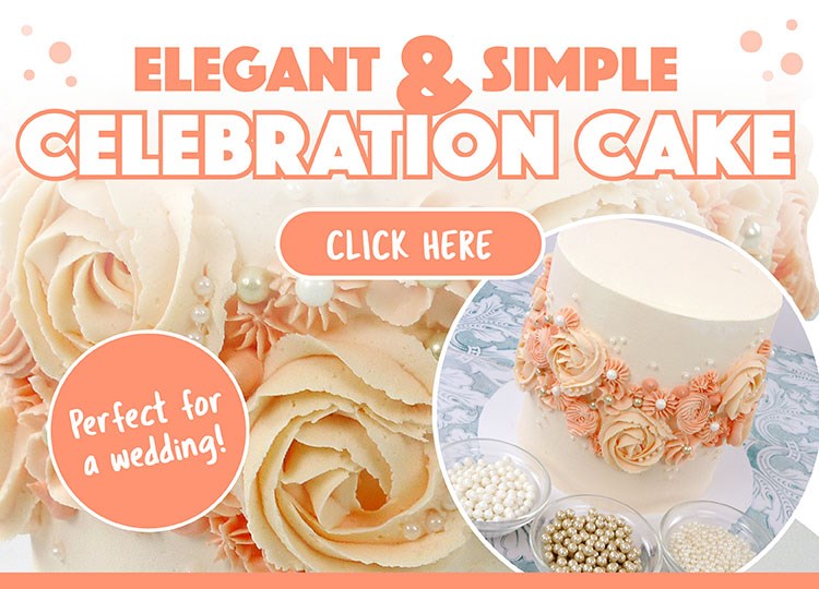 Easy celebration cake decorating with buttercream and sprinkles